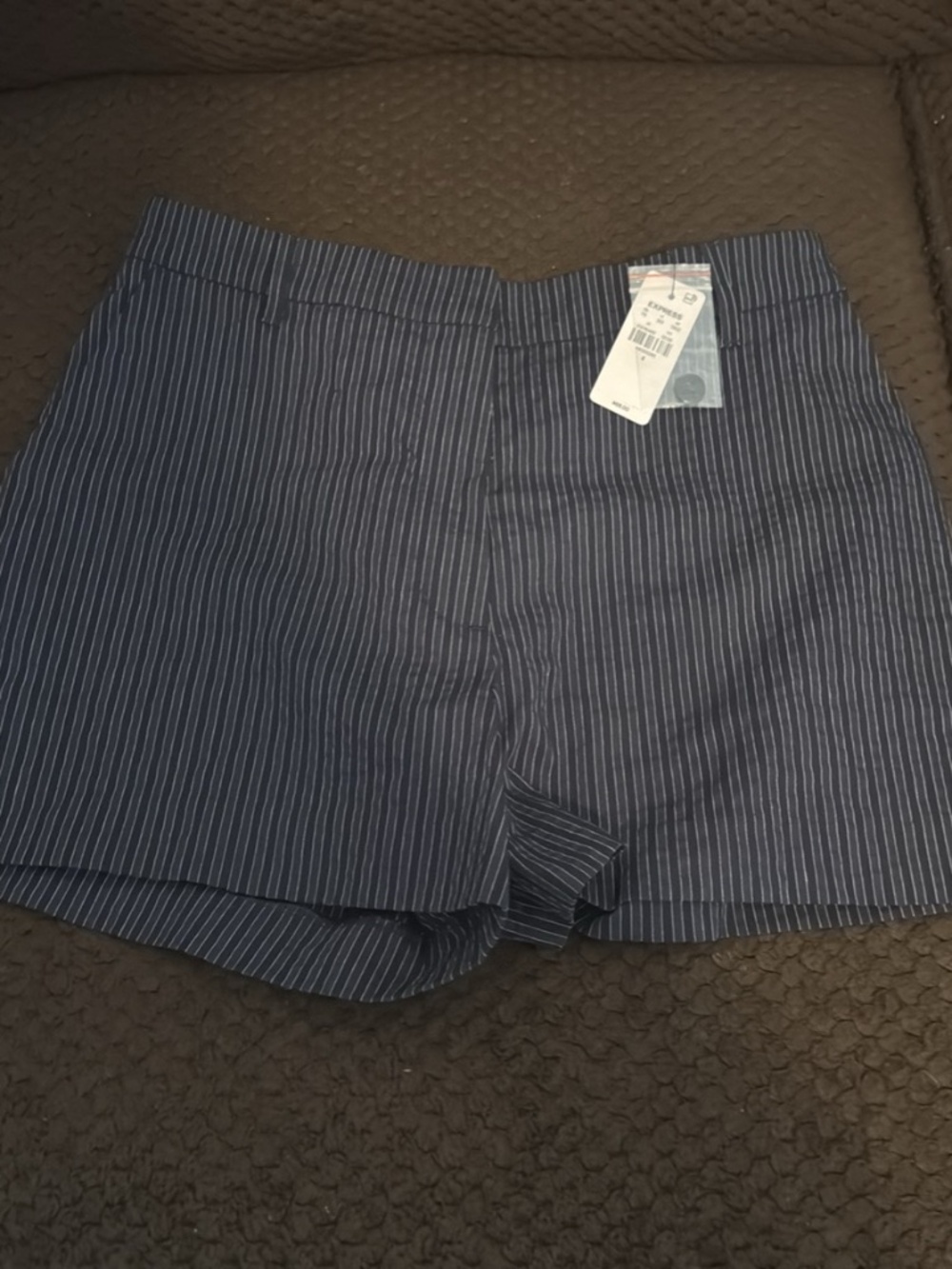 Express Pinstripe Shorts.. New! Size 4